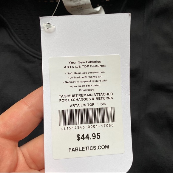 Fabletics- Arta Seamless L/S Top - Picture 4 of 7